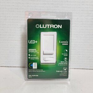 Lutron LECL-153PH-WH Lumea White 120V 150W 1-Pole 3-Way CFL/LED Slide 0795